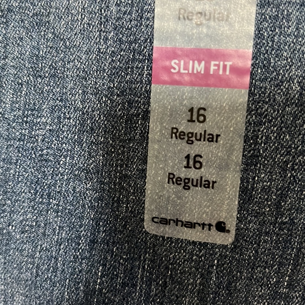 BNWT Carhartt slim fit sz 16R - Picture 8 of 10